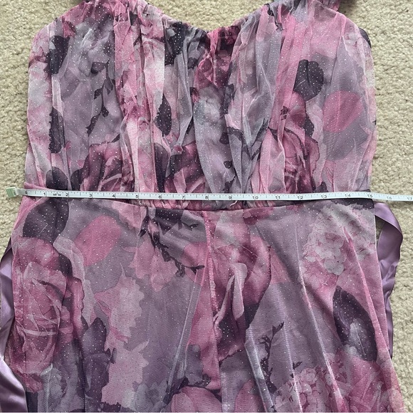 Candelite | Floral Sheer Maxi Dress - Picture 7 of 8